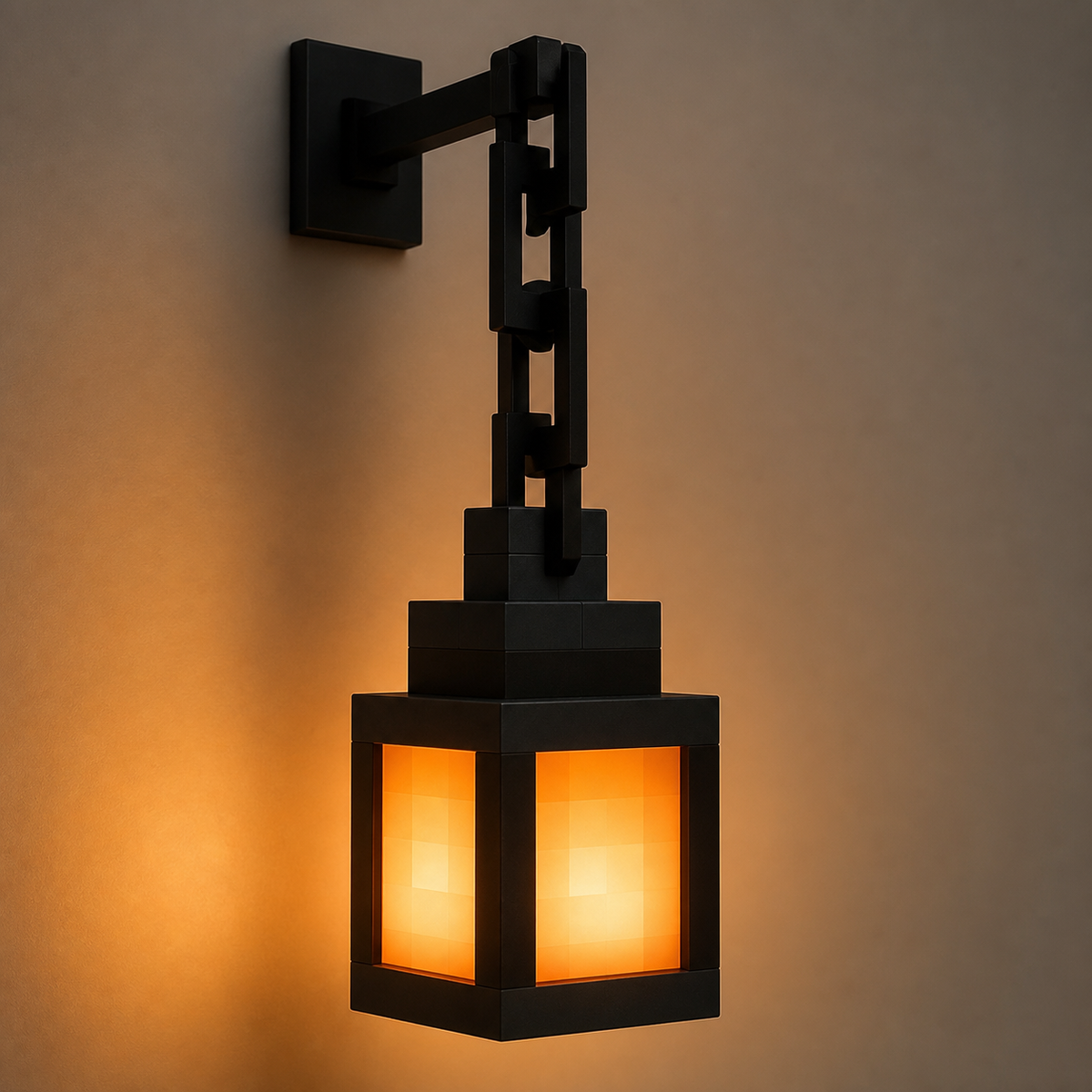 Dungeon Torch – Pixel Style Portable Lamp - studio view