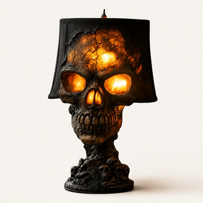 Cracked Skull – Resin Skull Lamp