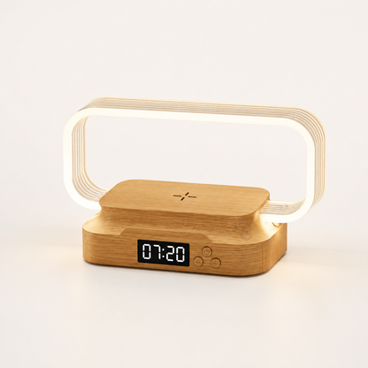Wake Dock – Wireless Charging Clock Lamp
