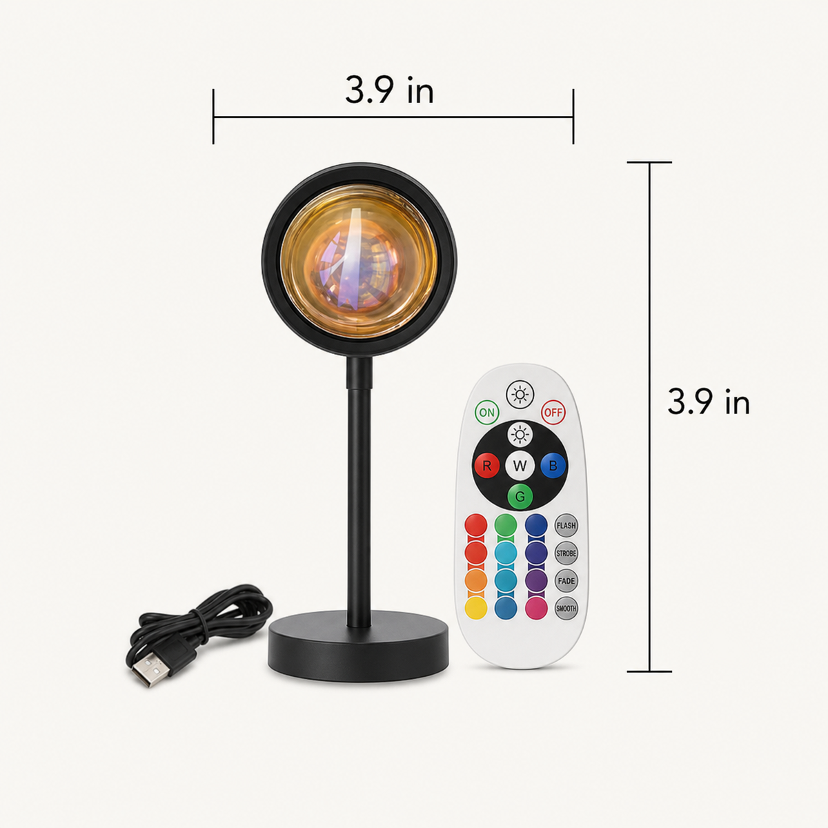 
Sunset Halo – Remote Sunset Halo Lamp