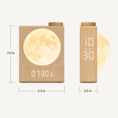 Moonrise Clock – Sunrise Clock with Moon Lamp