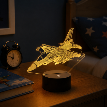 Sky Pilot – Airplane 3D Illusion Lamp