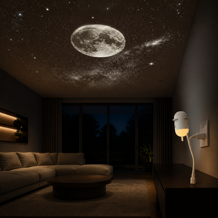 Twin Galaxy – 2-in-1 Mini Galaxy Projector Lamp