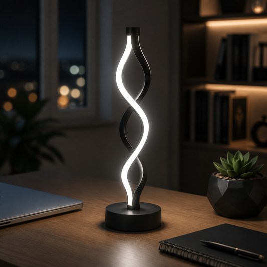 Silk Ribbon – Color-Changing Metal Desk Lamp