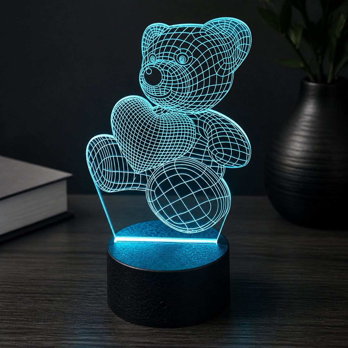 Love Struck – 3D Heart Table Lamp