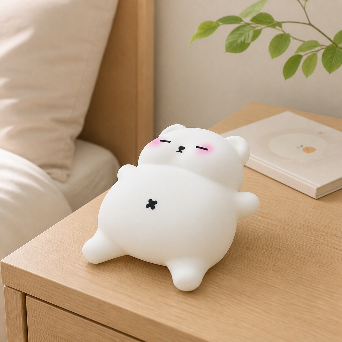 ObiSnores – Snoring Bear Night Lamp - daytime view
