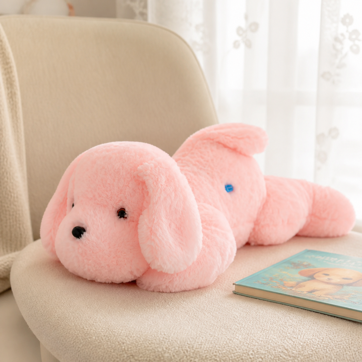 
ObiPuppy – LED Light-Up Dog Plush Toy - daytime view