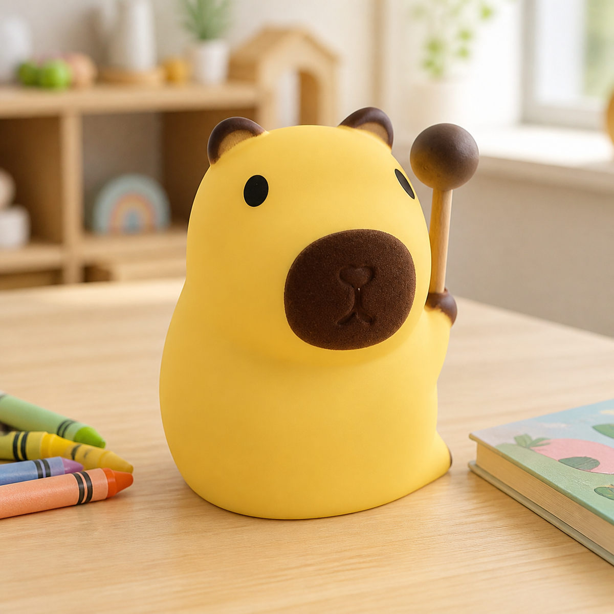 ObiPandi – Panda & Capybara Touch Night Lamp - daytime view