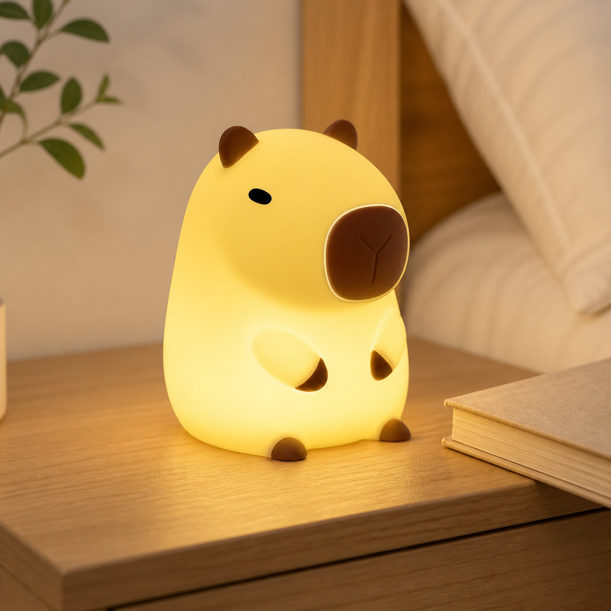 
ObiPeanut – Pocket Capybara Night Lamp - daytime view