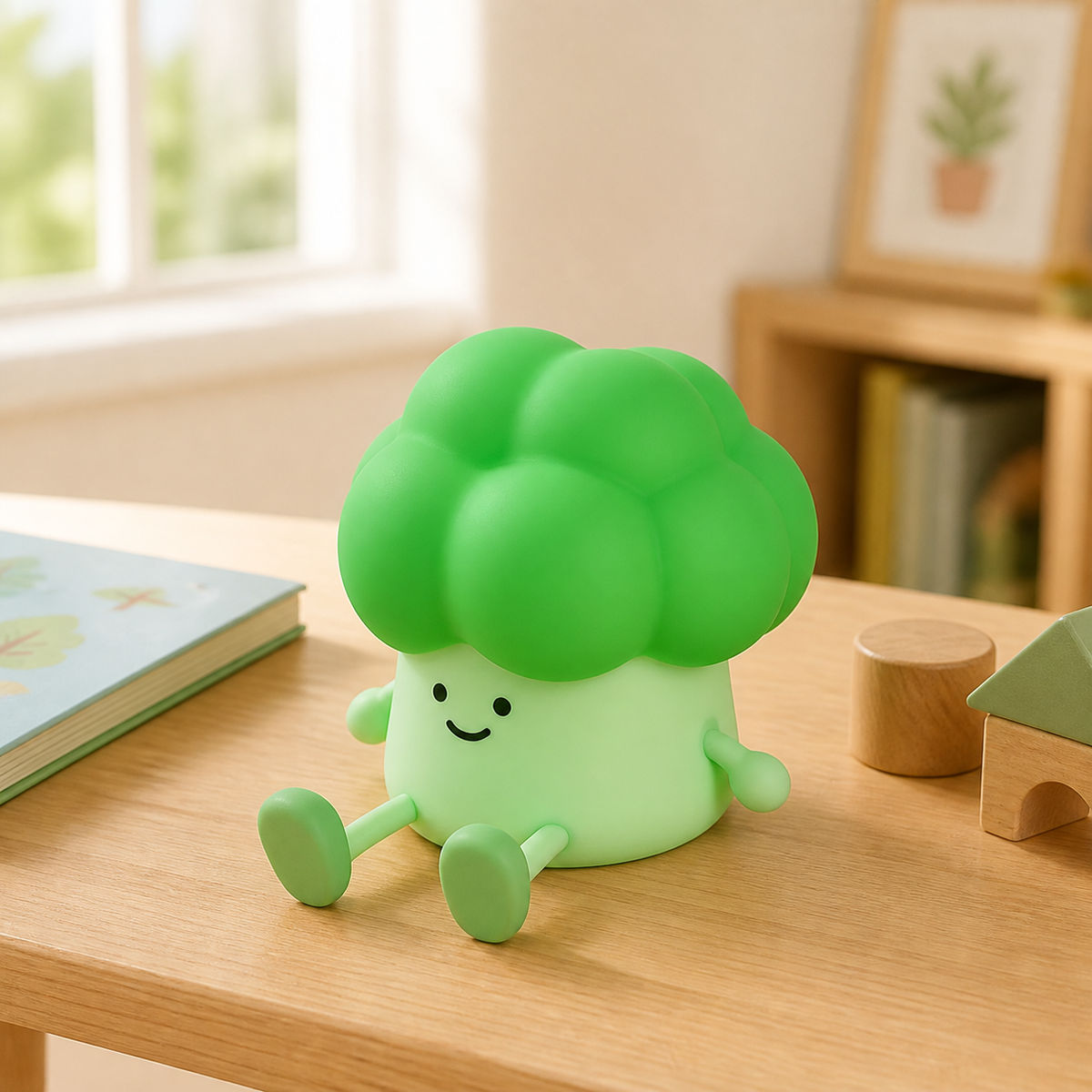 ObiFruity – Broccoli and Fruit Night Lamp - daytime view