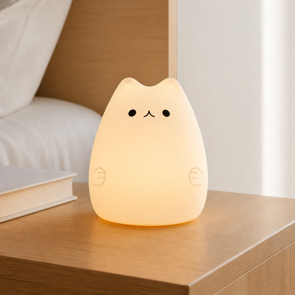 ObiWhiskers – Rechargeable Cat Night Lamp - daytime view