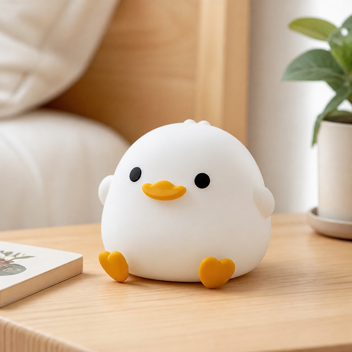 ObiPuddles – Chubby Duck Night Lamp - daytime view