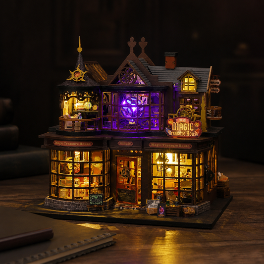 Magic Cottage – DIY Dollhouse Kit with LED Lights