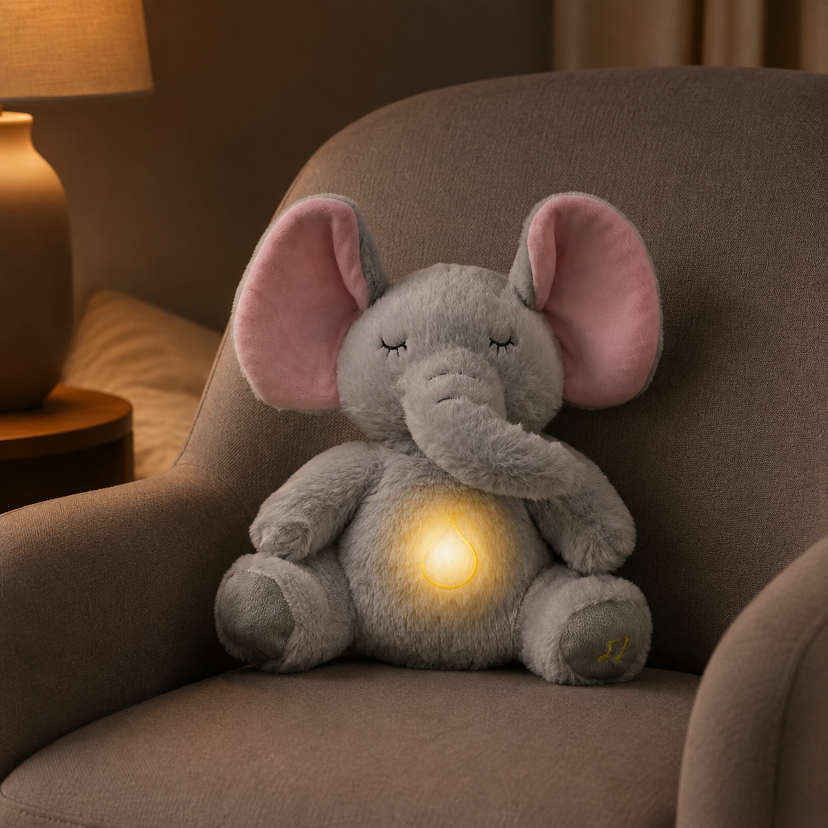 ObiCub – Light-Up Breathing Elephant Plush Toy