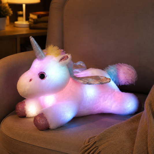 ObiSparkle – LED Light-Up Unicorn Plush Toy
