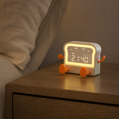 ObiBreakfast – Toast Night Lamp & Alarm Clock
