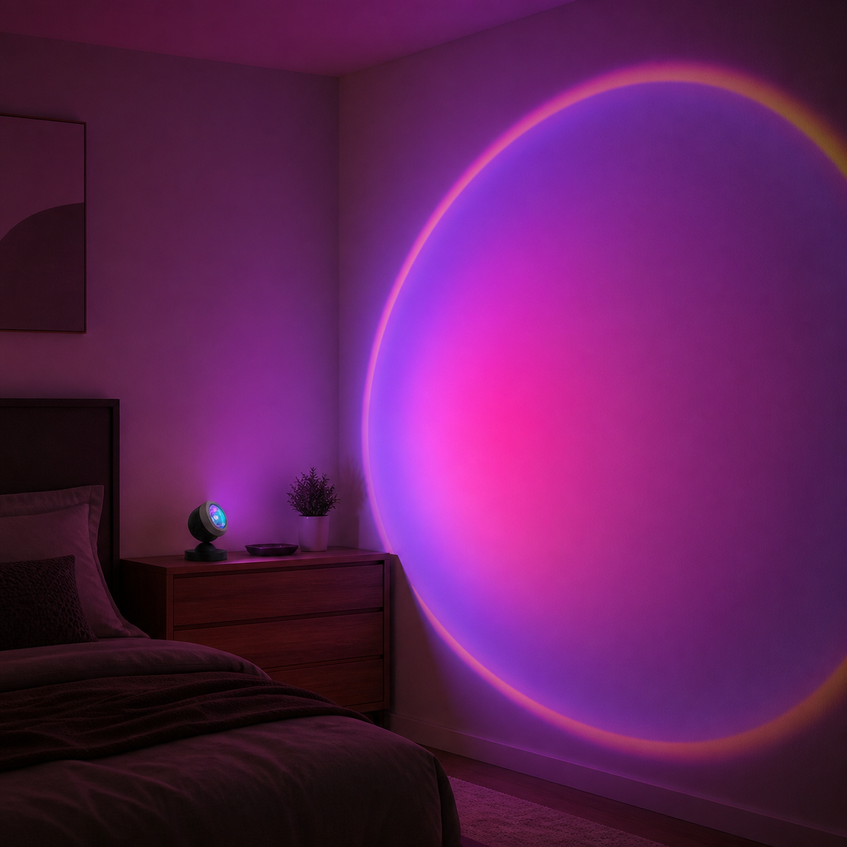 Mini Sunset – Compact Sunset Projection Lamp
