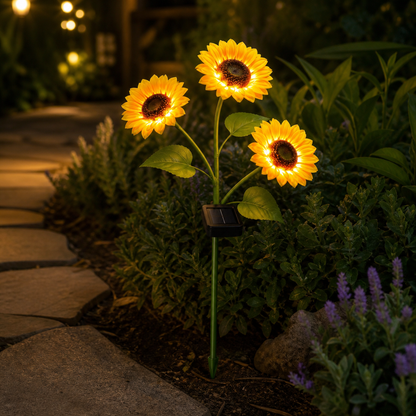 Solar Sunflowers – Solar Sunflower Garden Lamp