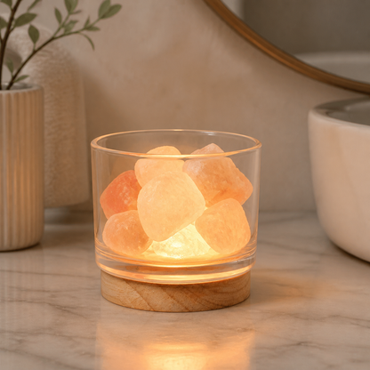 Rose Quartz – Crystal & Mineral Display Lamp