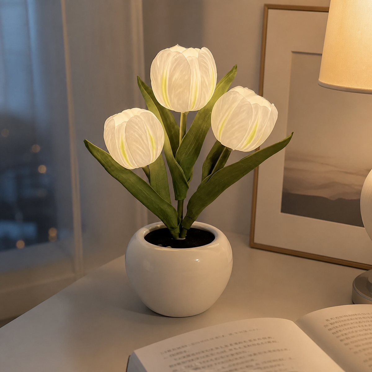 Ceramic Tulips – Ceramic Tulip Lamp