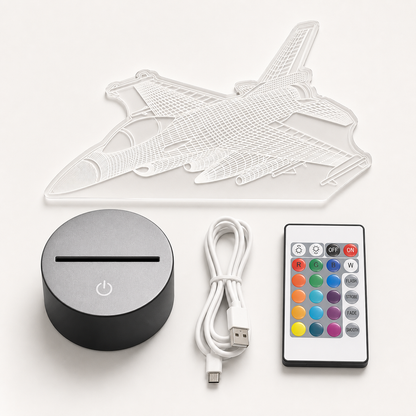Sky Pilot – Airplane 3D Illusion Lamp