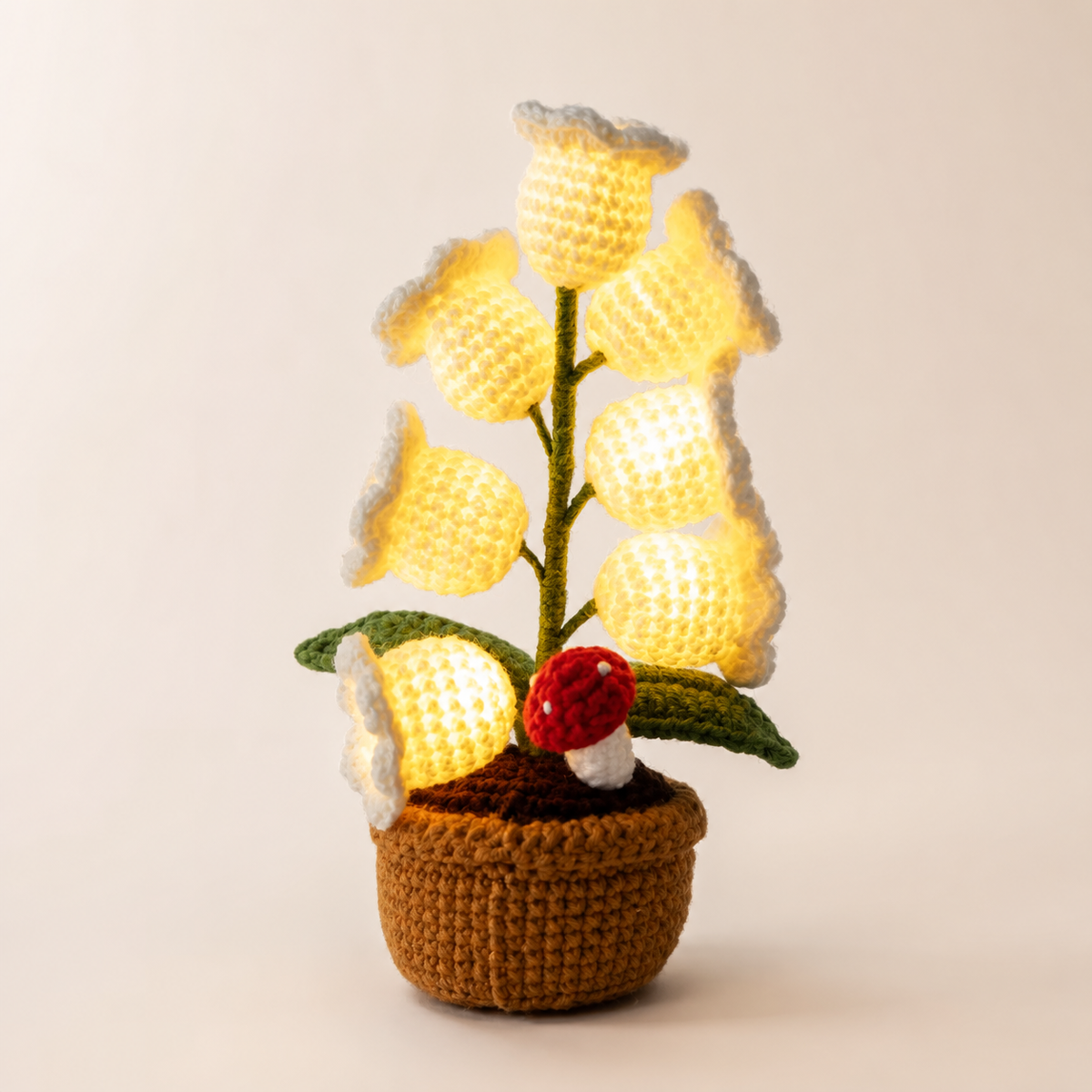 Crochet Bloom – Crochet Orchid Lamp