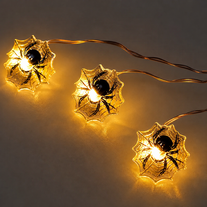 Cobweb Lights – Halloween LED String Lights