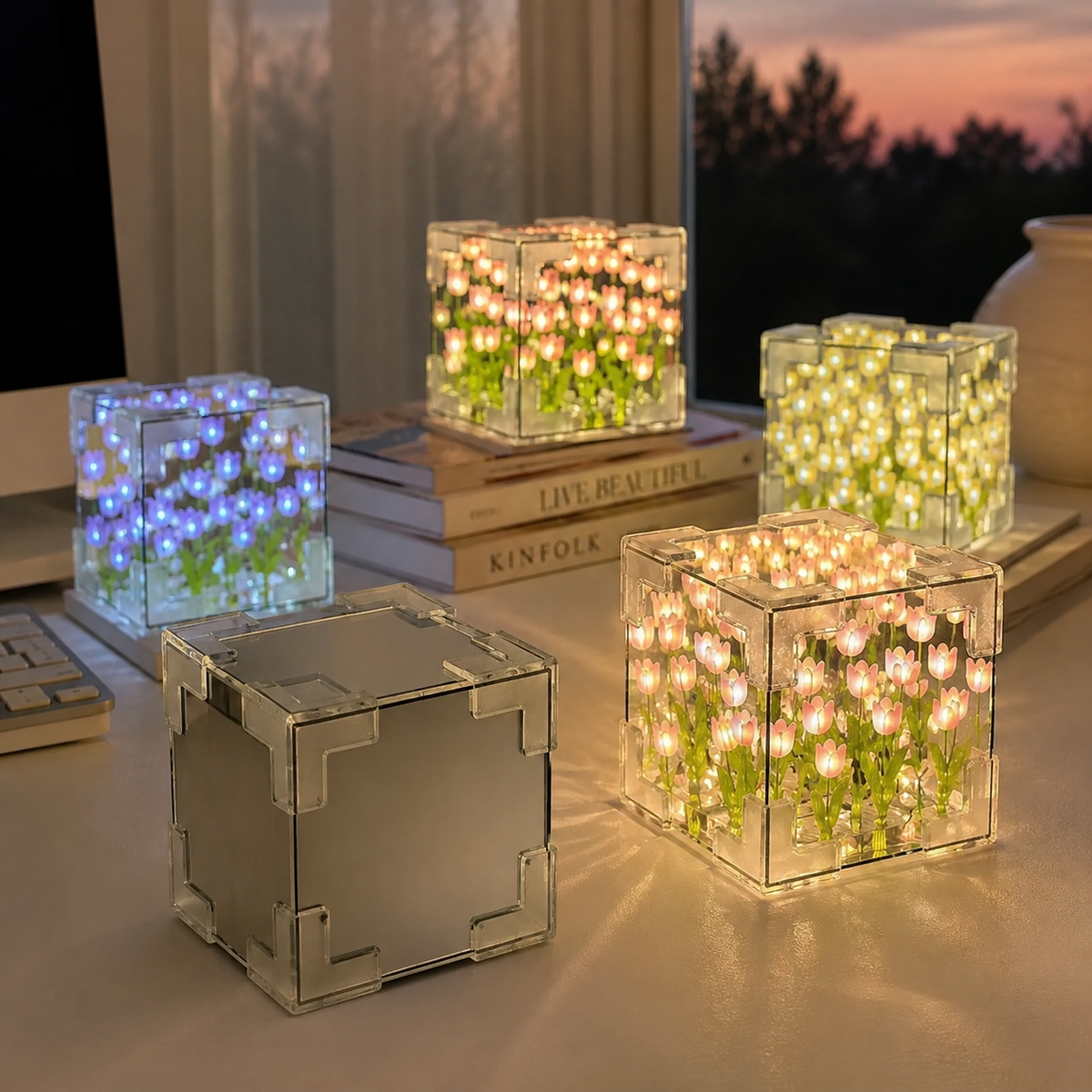 Tulip Mirror XL – DIY Tulip Mirror Cube Lamp Kit