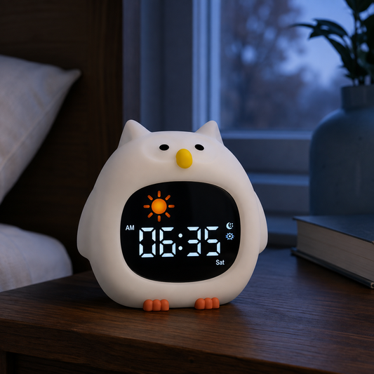 ObiPawsy – Animal Night Lamp & Tap Alarm Clock