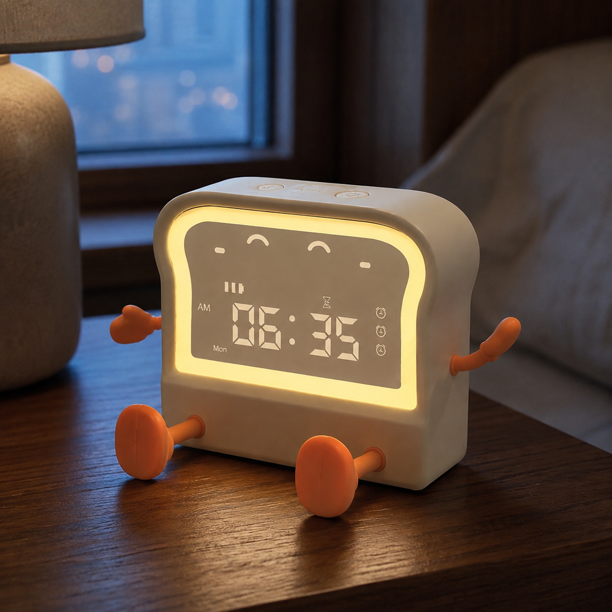 
ObiBreakfast – Toast Night Lamp & Alarm Clock