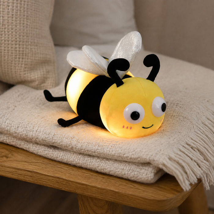 ObiBuzzy – Light-Up Insect Plush Pillow