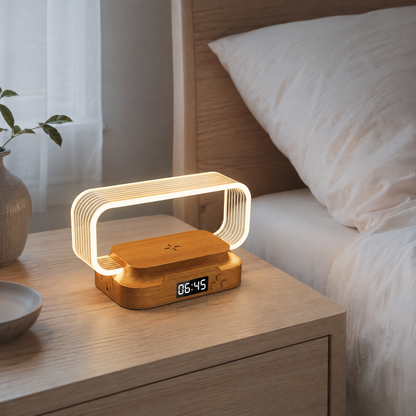 Wake Dock – Wireless Charging Clock Lamp