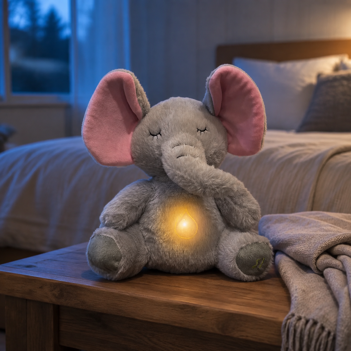 
ObiCub – Light-Up Breathing Elephant Plush Toy