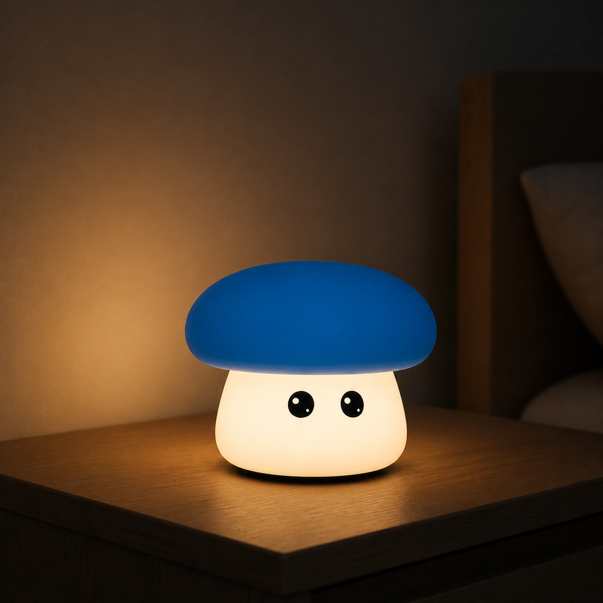 
ObiMossy – Soft Mushroom Night Lamp - nighttime view