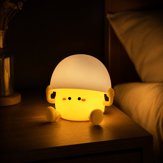 ObiYolky – Egg Yolk Night Lamp - nighttime view