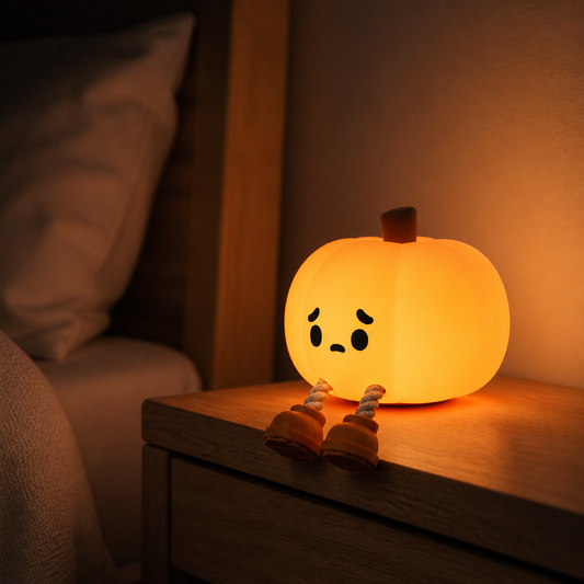 ObiSpooklets – Halloween Silicone Night Lamp - nighttime view