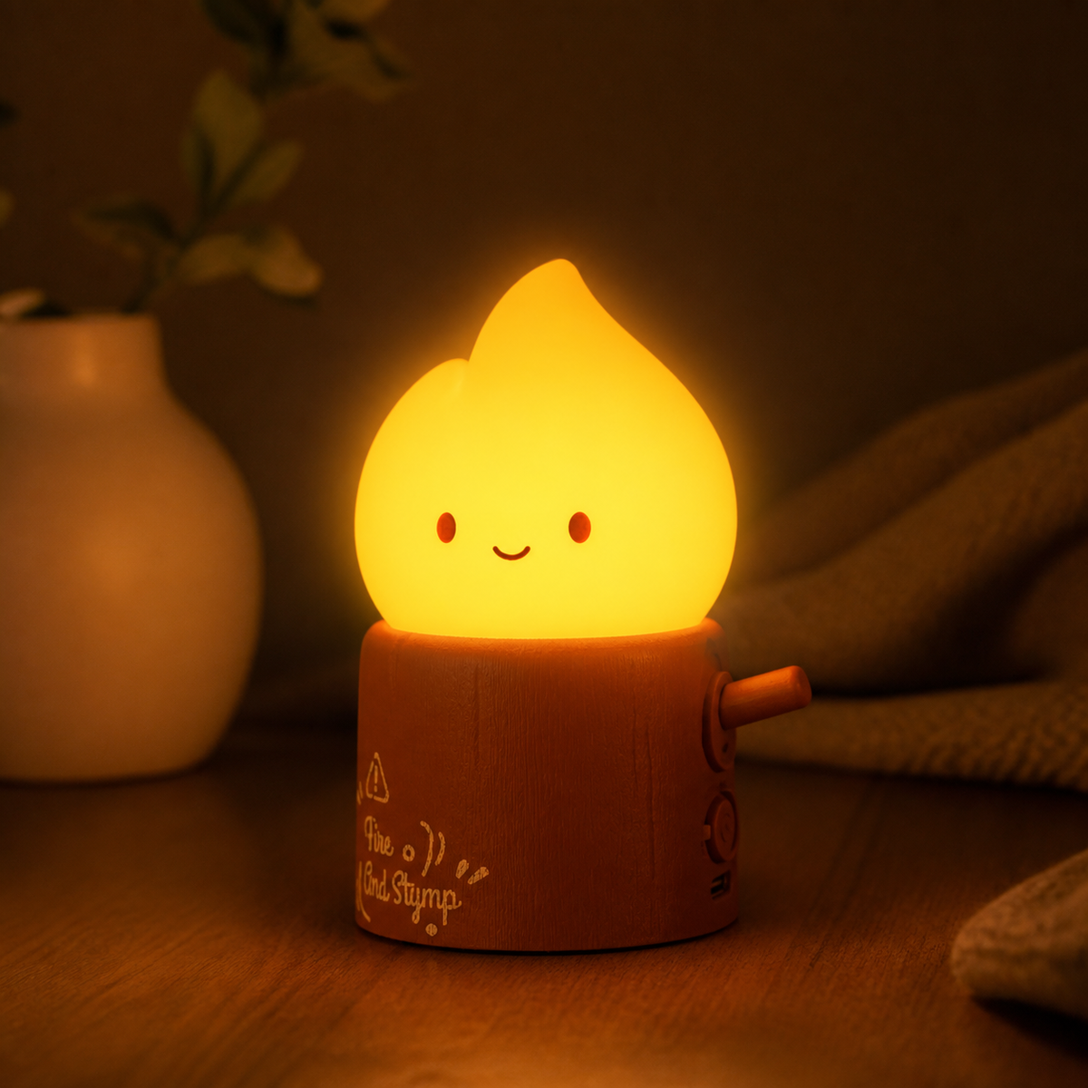 
ObiSmores – Campfire Night Lamp - nighttime view