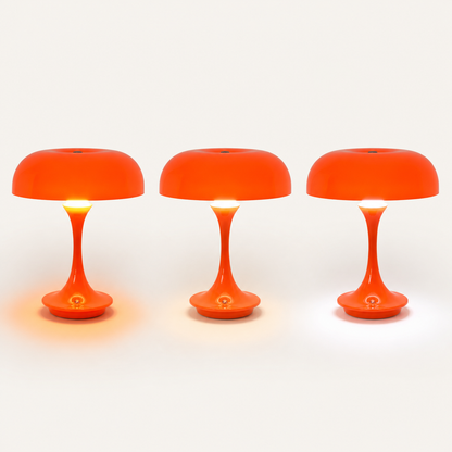Tangerine Dream – Dimmable USB Mushroom Table Lamp