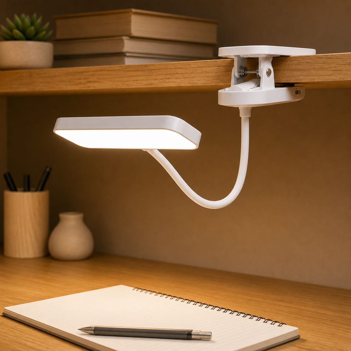 Desk Clip – Clip-On LED Desk Lamp