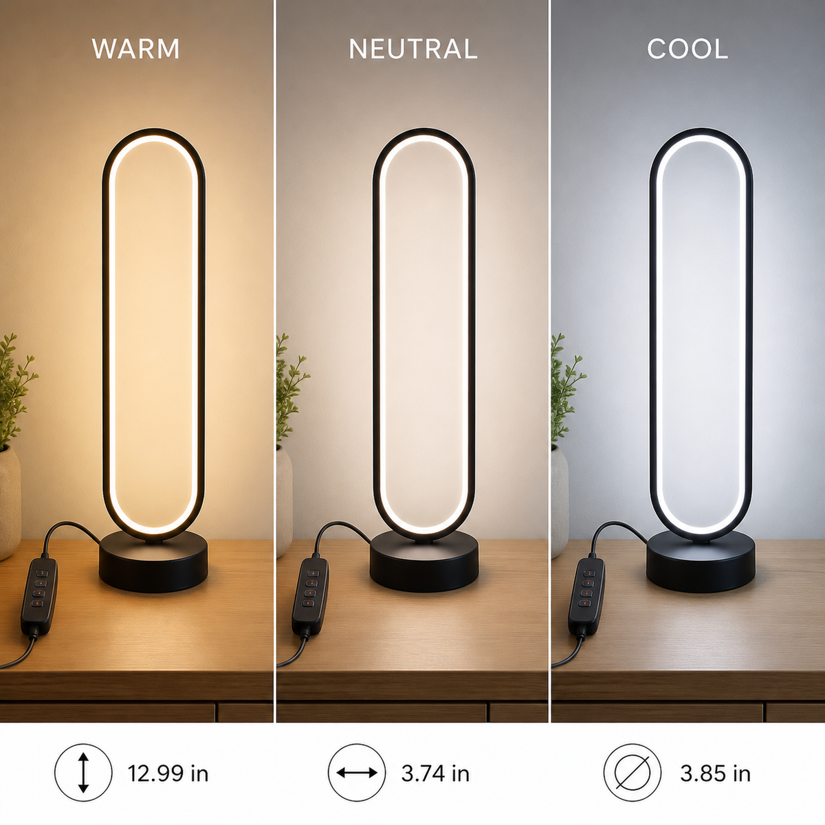 Arc Loop – Aluminum Ring Lamp
