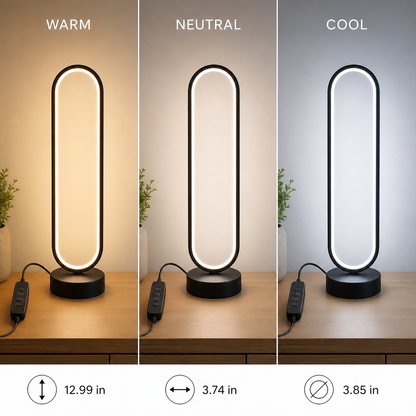 Arc Loop – Aluminum Ring Lamp