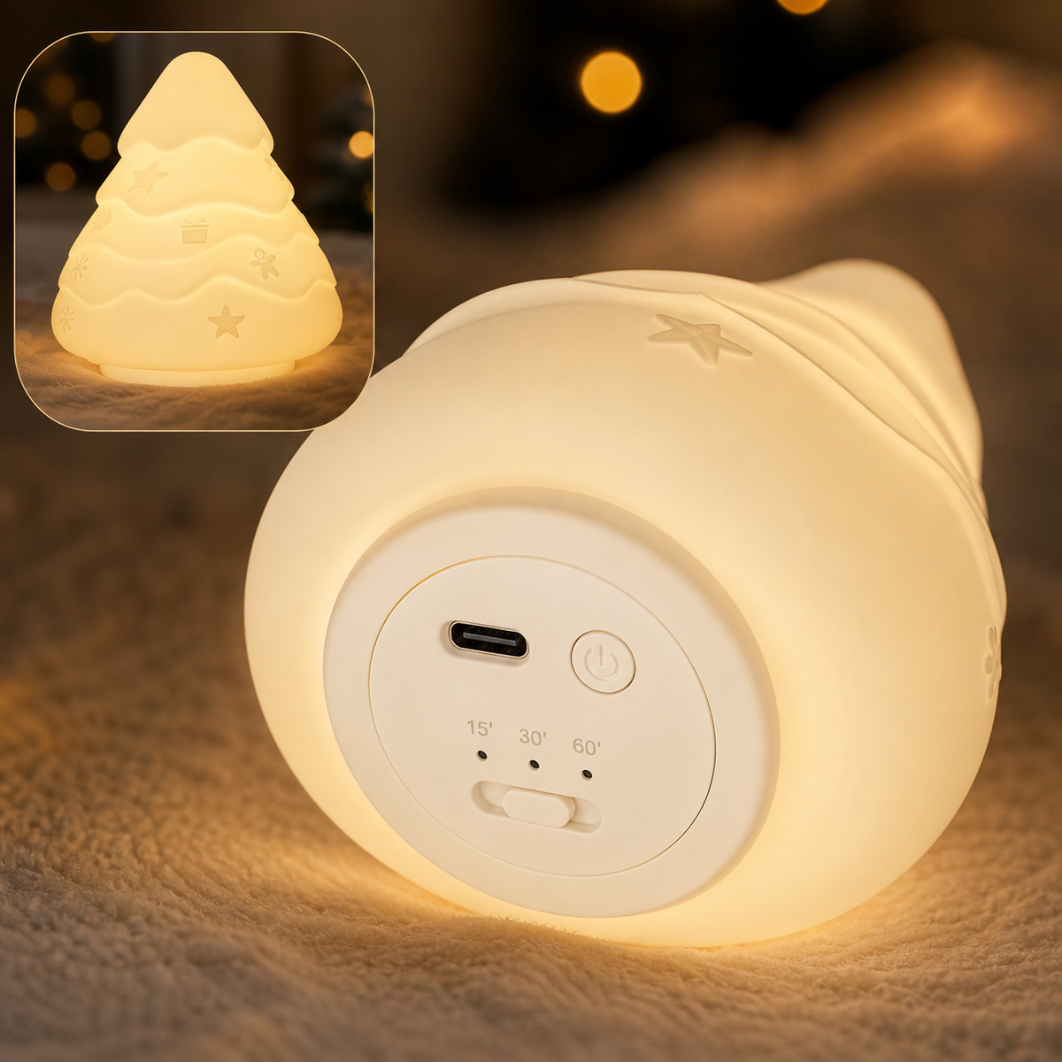 ObiFrosty – Snowman and Tree Night Lamp