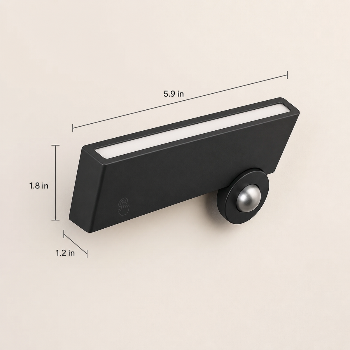 Wall Pebble – Rechargeable Magnetic Wall Lamp