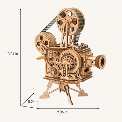 Silent Cinema – Wooden Film Projector Model Kit