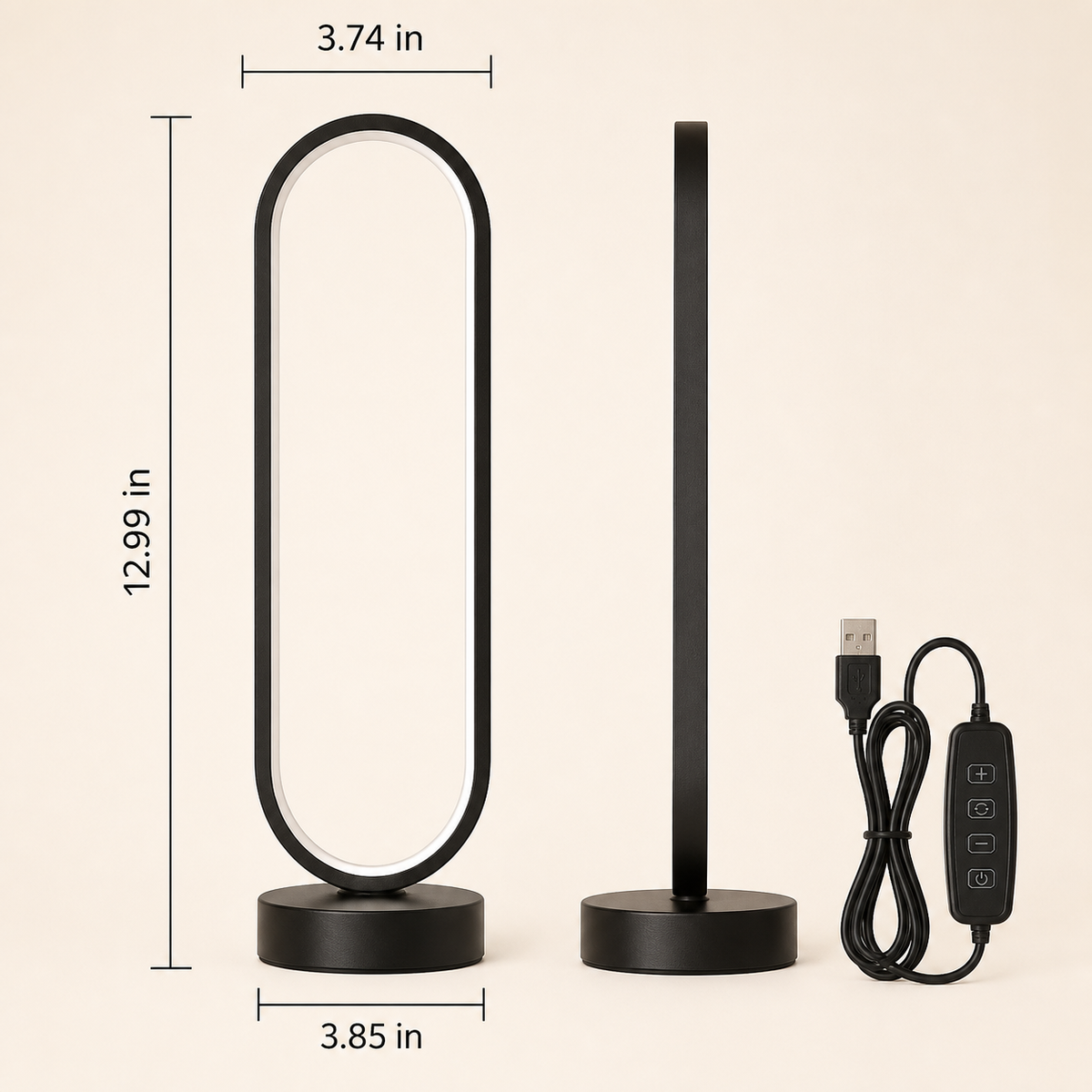 
Arc Loop – Aluminum Ring Lamp