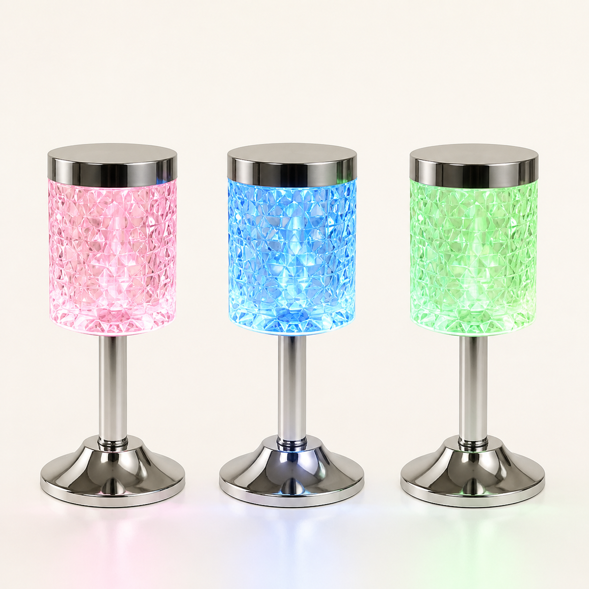 Diamond Tower – RGB Crystal Table Lamp
