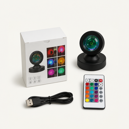 Mini Sunset – Compact Sunset Projection Lamp