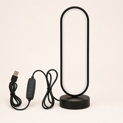 Arc Loop – Aluminum Ring Lamp