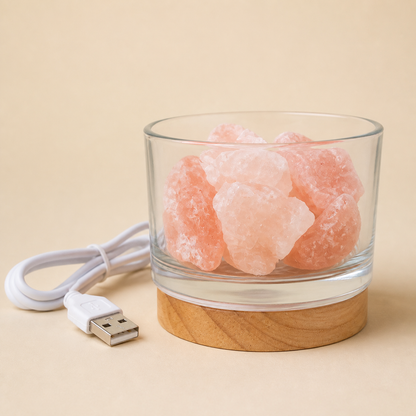 Rose Quartz – Crystal & Mineral Display Lamp