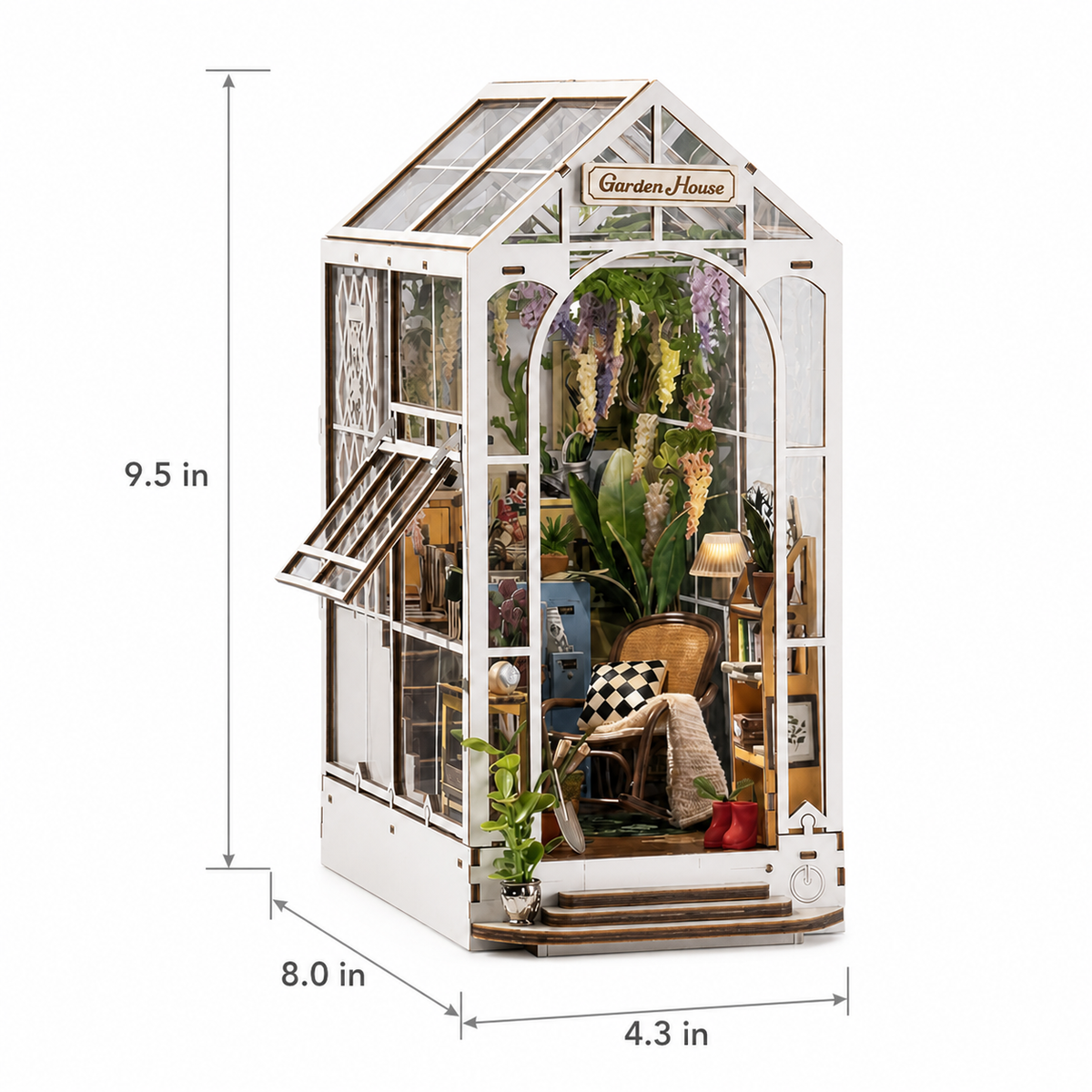 
Garden Shed – DIY Book Nook Kit with Lights